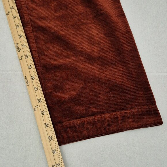 Matty M Womens Wide Leg Corduroy Pant, Brick, Size Small - NWoT - Picture 10 of 11